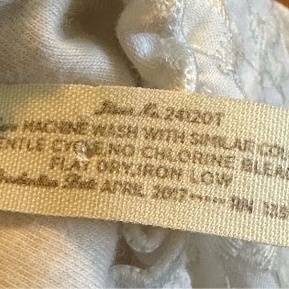 MATILDA JANE SIZE 4 Make Believe Playin House Top Cream Eyelet Shirt - Picture 13 of 14